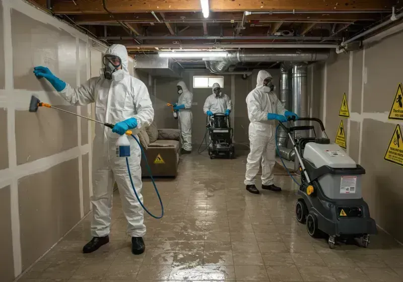 Basement Moisture Removal and Structural Drying process in Phillips County, CO